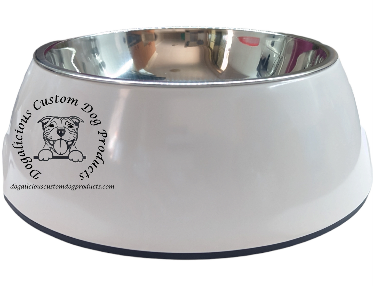 Custom Dog Bowl Personalised with your pick of Colors, Fonts, And Name
