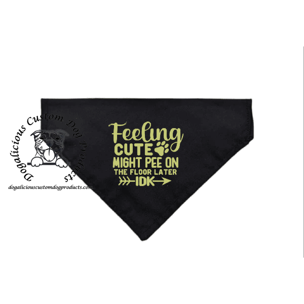 Custom Dog Bandana Name It Or Pick Your Favourite Quote!